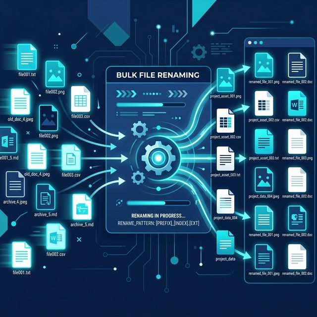 A Guide to Bulk File Renaming for Better Organization