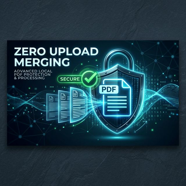 How to Securely Merge Sensitive PDF Documents Without Cloud Uploads